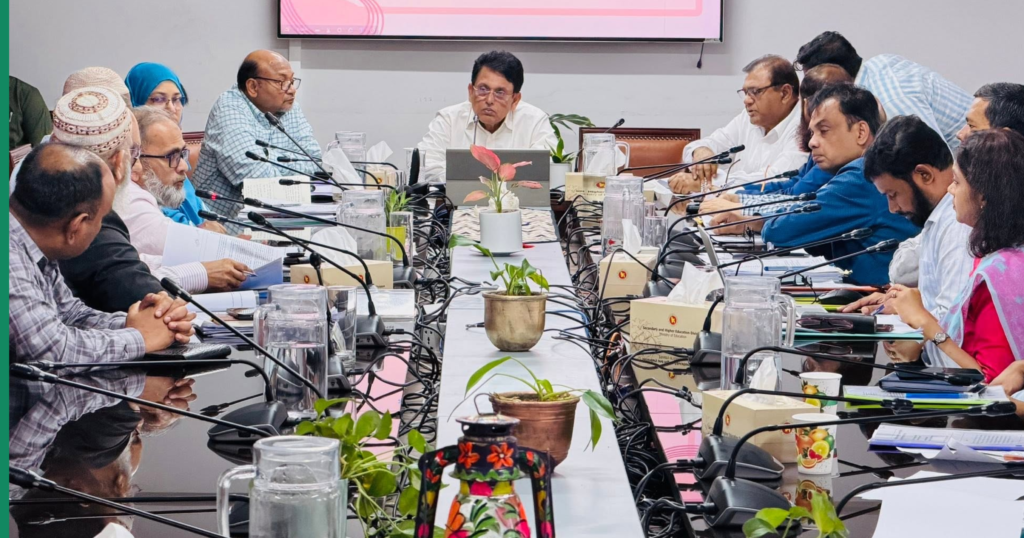 প্রাইম মিনিস্টার্স গোল্ডকাপ জাতীয় ফুটবল প্রতিযোগিতা নিয়ে সচিবালয়ে আয়োজিত স্টিয়ারিং কমিটির সভা